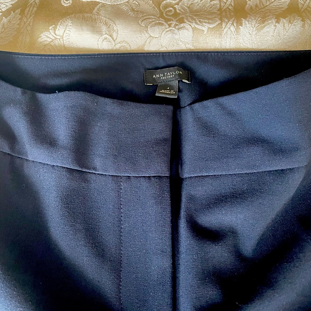 Ann Taylor Factory Navy Blue Trousers